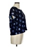 Assorted Brands Floral Blue Short Sleeve T-Shirt Size M (estimated) - photo 4