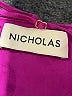Nicholas 100% Silk Pink Cocktail Dress Size 4 - photo 6