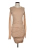 A.L.C. Solid Tan Cocktail Dress Size S - photo 1