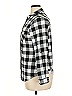 Dna Couture Checkered-gingham Black Long Sleeve Blouse Size XL - photo 5