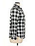 Dna Couture Checkered-gingham Black Long Sleeve Blouse Size XL - photo 4