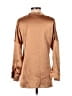 Tahari Brown Long Sleeve Blouse Size S - photo 2