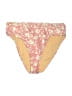 Unbranded Floral Gold Swimsuit Bottoms Size M (estimated) - photo 1