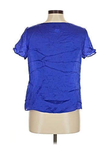 J.Crew Short Sleeve Silk Top (view 2)