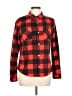Weatherproof 100% Polyester Plaid Red Long Sleeve Blouse Size L - photo 1