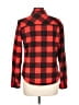 Weatherproof 100% Polyester Plaid Red Long Sleeve Blouse Size L - photo 2