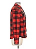 Weatherproof 100% Polyester Plaid Red Long Sleeve Blouse Size L - photo 4