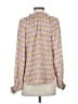 Hale Bob Floral Purple Long Sleeve Blouse Size XS - photo 2