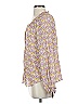 Hale Bob Floral Purple Long Sleeve Blouse Size XS - photo 5