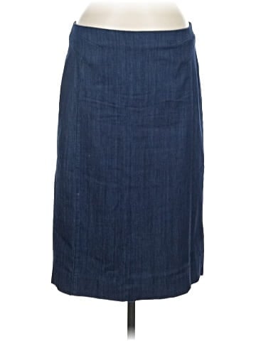 White House Black Market Denim Skirt (view 1)