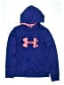 Under Armour 100% Polyester Blue Pullover Hoodie Size M (kids) - photo 1