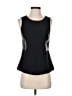 Tobey Grey 100% Polyester Black Sleeveless Top Size S - photo 1