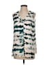 CAbi 100% Polyester Green Sleeveless Blouse Size XS - photo 1