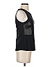 Tobey Grey 100% Polyester Black Sleeveless Top Size S - photo 4