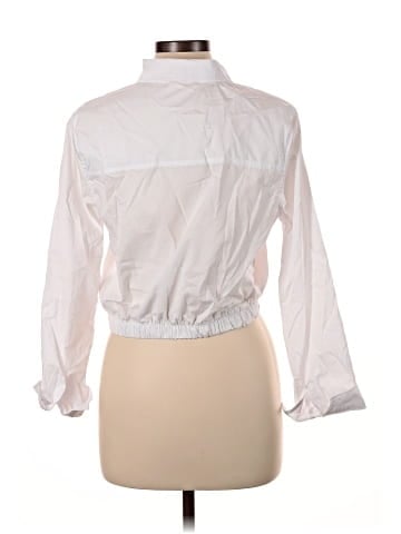 Orange Kiss 3/4 Sleeve Button-Down Shirt (view 2)