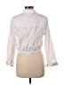 Orange Kiss White 3/4 Sleeve Button-Down Shirt Size L - photo 2