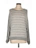 Daytrip Metallic Silver Pullover Sweater Size L - photo 1