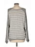 Daytrip Metallic Silver Pullover Sweater Size L - photo 2
