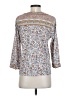 J.Jill Floral Silver 3/4 Sleeve Blouse Size XS - photo 2
