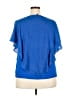 Alyx Blue Short Sleeve Blouse Size 2X - photo 2