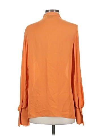 3.1 Phillip Lim Long Sleeve Silk Top (view 2)