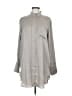 H&M 100% Polyester Gray Casual Dress Size M - photo 1