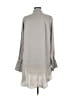 H&M 100% Polyester Gray Casual Dress Size M - photo 2