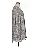 Massini Gray Long Sleeve Blouse Size S - photo 4