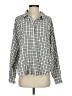 Steve Madden Tweed Gray Long Sleeve Button-Down Shirt Size XS - photo 1