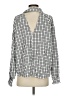 Steve Madden Tweed Gray Long Sleeve Button-Down Shirt Size XS - photo 2