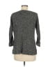Joe Fresh 100% Acrylic Tweed Gray Black Pullover Sweater Size M - photo 2