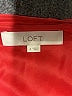 Ann Taylor LOFT 100% Polyester Solid Red Casual Dress Size 4 - photo 7