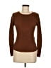 Hooked Up Brown Long Sleeve Top Size M - photo 1