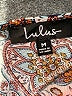 Lulus 100% Rayon Brown Short Sleeve Blouse Size M - photo 7