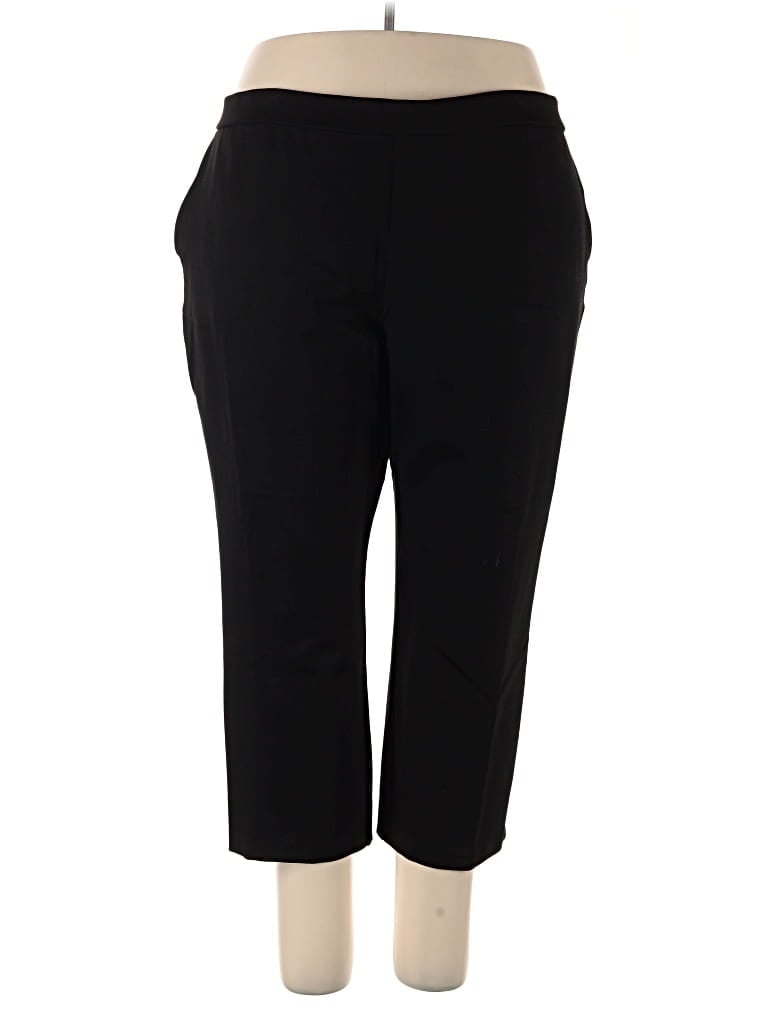 Pre-owned Susan Graver Dress Pants In Black