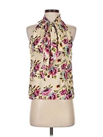 Jill Stuart Sleeveless Silk Top (view 1)