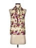 Jill Stuart 100% Silk Ivory Sleeveless Silk Top Size P (petite) - photo 1
