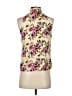 Jill Stuart 100% Silk Ivory Sleeveless Silk Top Size P (petite) - photo 2