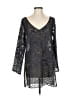 Calypso St. Barth Black 3/4 Sleeve Blouse Size Med (1) - photo 1