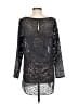 Calypso St. Barth Black 3/4 Sleeve Blouse Size Med (1) - photo 2