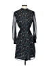 UNTUCKit 100% Polyester Print Blue Cocktail Dress Size 0 - photo 1