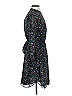 UNTUCKit 100% Polyester Print Blue Cocktail Dress Size 0 - photo 4