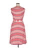 Nikki Poulos Stripes Red Casual Dress Size XL - photo 2