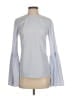MLM LABEL 100% Polyester Blue Long Sleeve Blouse Size XS - photo 1