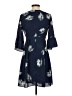 Paper Crown 100% Polyester Blue Casual Dress Size XS - photo 2