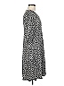 Lark & Ro Polka Dots Gray Casual Dress Size 8 - photo 4