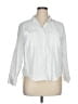 Assorted Brands White 3/4 Sleeve Button-Down Shirt Size XL - photo 1