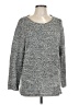 Soft Joie Tweed Gray White Pullover Sweater Size L - photo 1