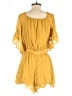 Endless Rose 100% Polyester Solid Yellow Romper Size S - photo 2