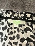 Jade 100% Polyester Animal Print Silver Short Sleeve Blouse Size S - photo 7